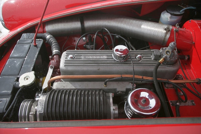 MG A Coupe Supercharged Motor.JPG